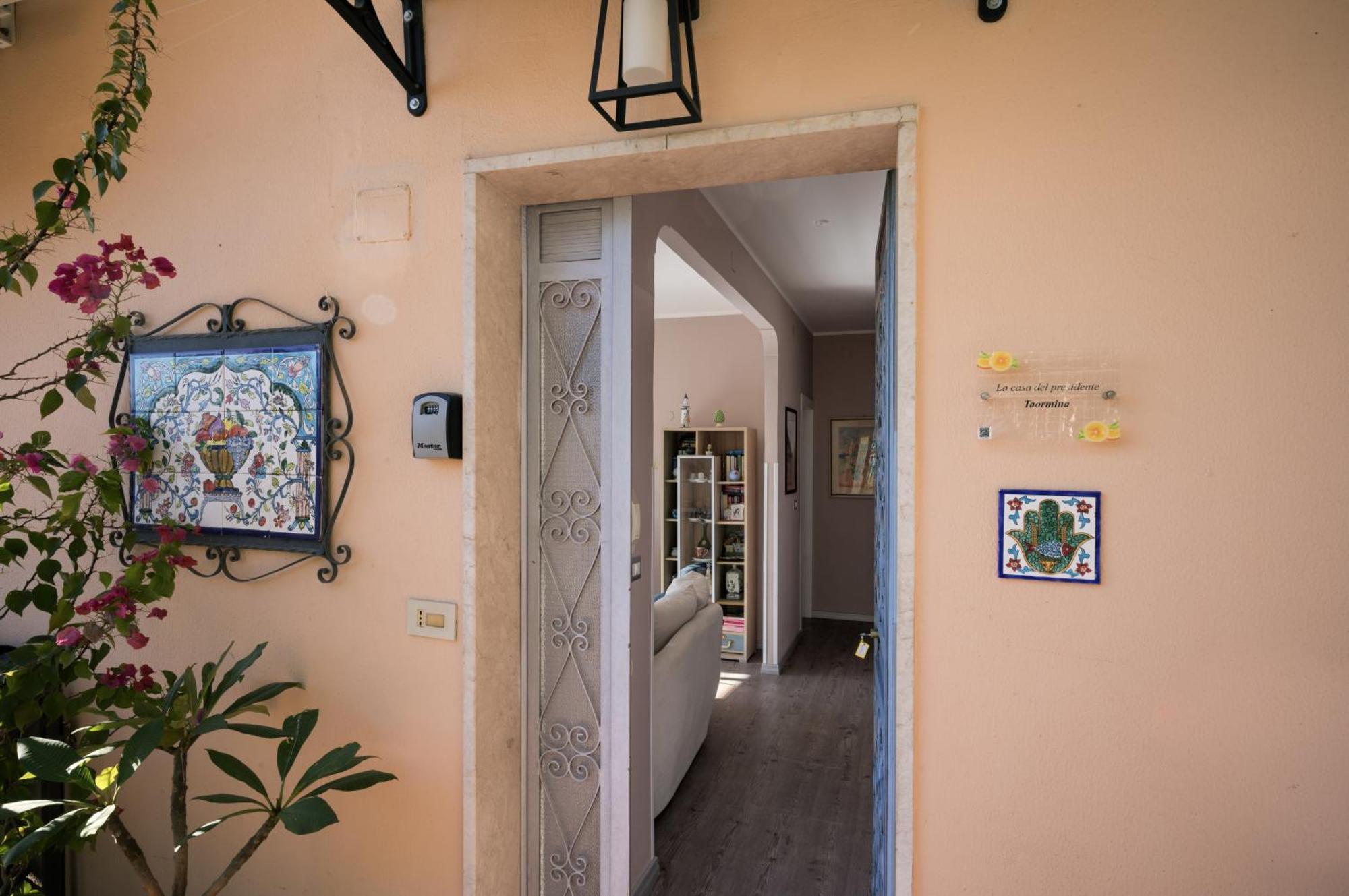 Ferienwohnung Casa Del Presidente Taormina Exterior foto