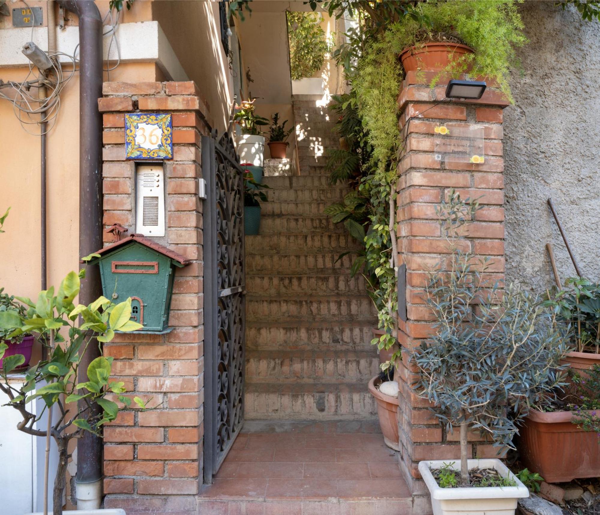 Ferienwohnung Casa Del Presidente Taormina Exterior foto